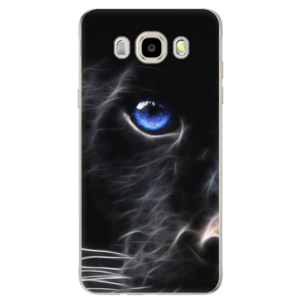 Odolné silikonové pouzdro iSaprio - Black Puma na mobil Samsung Galaxy J5 2016 (Odolný silikonový obal, kryt pouzdro iSaprio - Black Puma - na mobilní telefon Samsung Galaxy J5 2016)