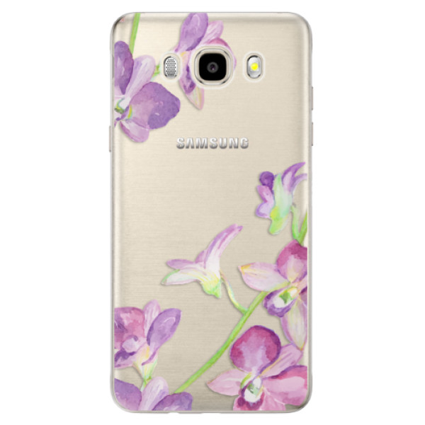 Odolné silikonové pouzdro iSaprio - Purple Orchid - Samsung Galaxy J5 2016