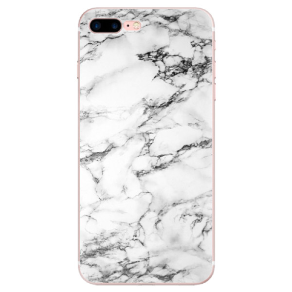 Silikonové odolné pouzdro iSaprio - White Marble 01 na mobil Apple iPhone 7 Plus (Silikonový kryt, obal, pouzdro iSaprio - White Marble 01 na mobilní telefon Apple iPhone 7 Plus)
