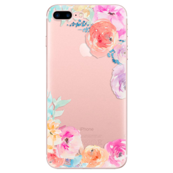 Odolné silikonové pouzdro iSaprio - Flower Brush - iPhone 7 Plus