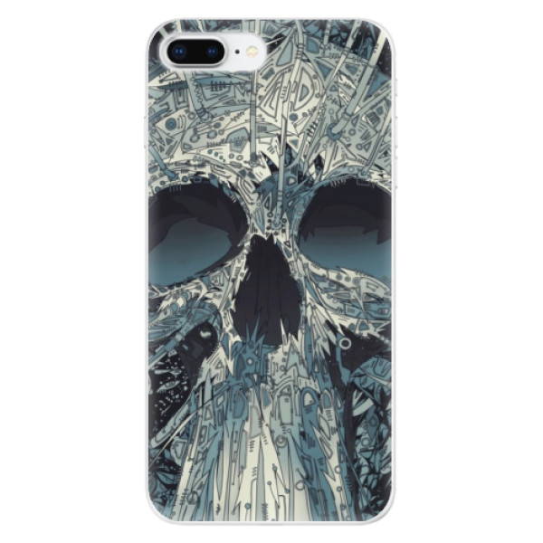 Silikonové odolné pouzdro iSaprio - Abstract Skull na mobil Apple iPhone 8 Plus (Silikonový kryt, obal, pouzdro iSaprio - Abstract Skull na mobilní telefon Apple iPhone 8 Plus)