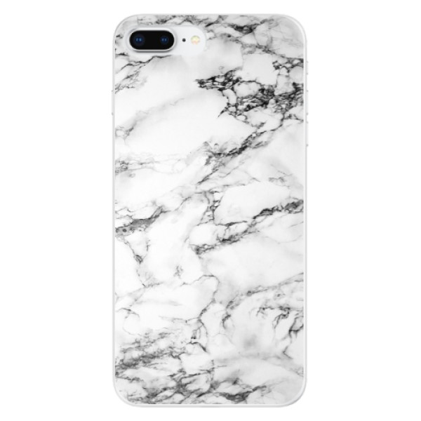 Silikonové odolné pouzdro iSaprio - White Marble 01 na mobil Apple iPhone 8 Plus (Silikonový kryt, obal, pouzdro iSaprio - White Marble 01 na mobilní telefon Apple iPhone 8 Plus)