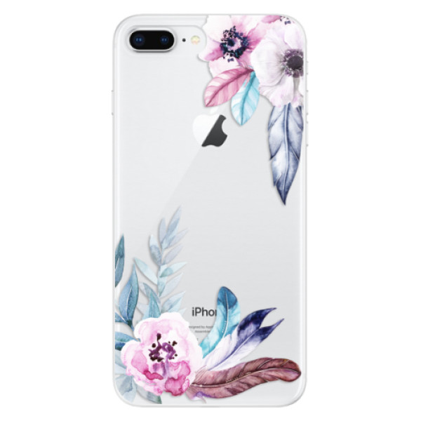 Silikonové odolné pouzdro iSaprio - Flower Pattern 04 na mobil Apple iPhone 8 Plus (Silikonový kryt, obal, pouzdro iSaprio - Flower Pattern 04 na mobilní telefon Apple iPhone 8 Plus)