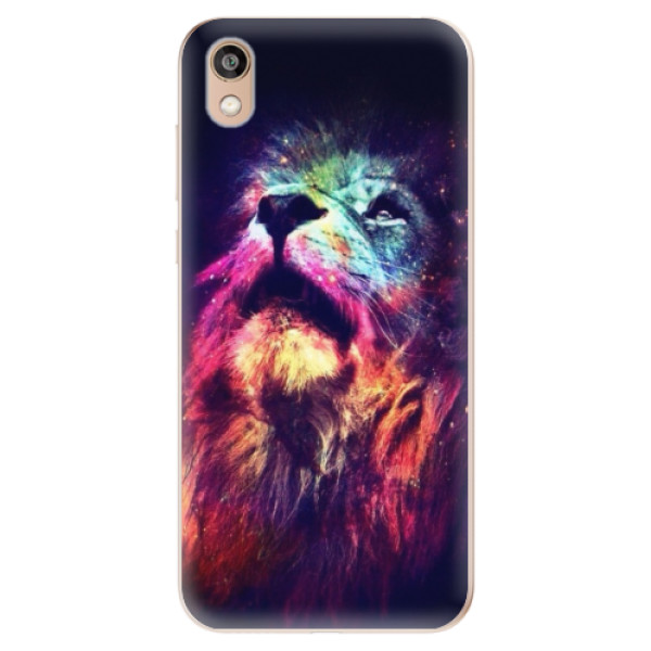 Silikonové odolné pouzdro iSaprio - Lion in Colors na mobil Honor 8S (Silikonový kryt, obal, pouzdro iSaprio - Lion in Colors na mobilní telefon Honor 8S)