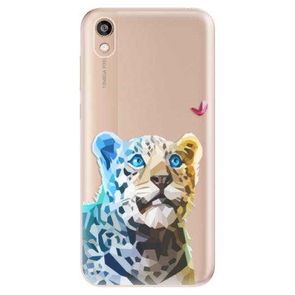 Odolné silikonové pouzdro iSaprio - Leopard With Butterfly - Huawei Honor 8S