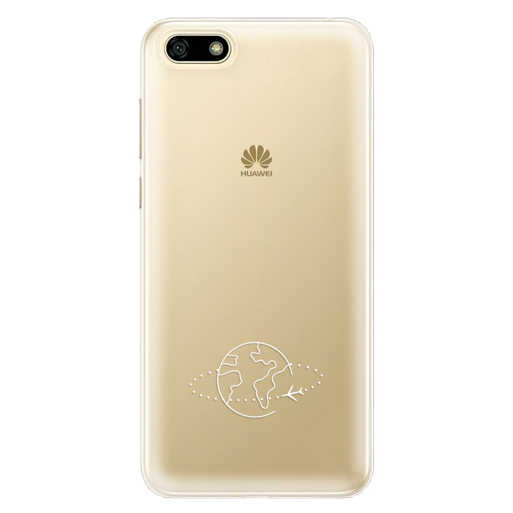 Odolné silikonové pouzdro iSaprio - čiré - Travel - Huawei Y5 2018