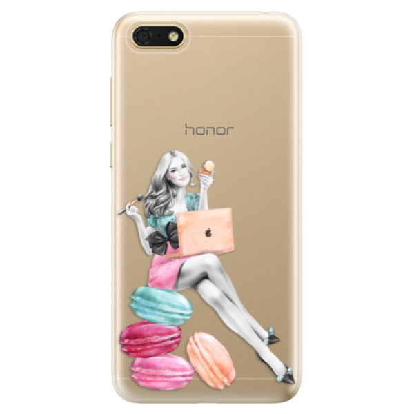 Odolné silikonové pouzdro iSaprio - Girl Boss - Huawei Honor 7S