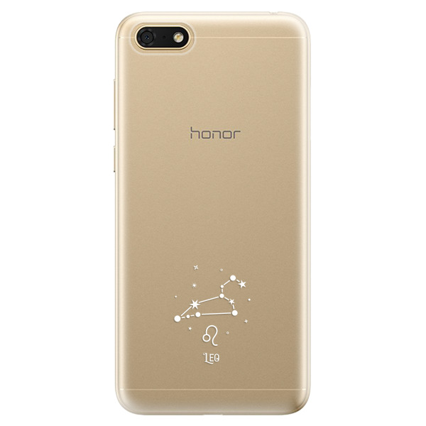 Odolné silikonové pouzdro iSaprio - čiré - Lev - Huawei Honor 7S
