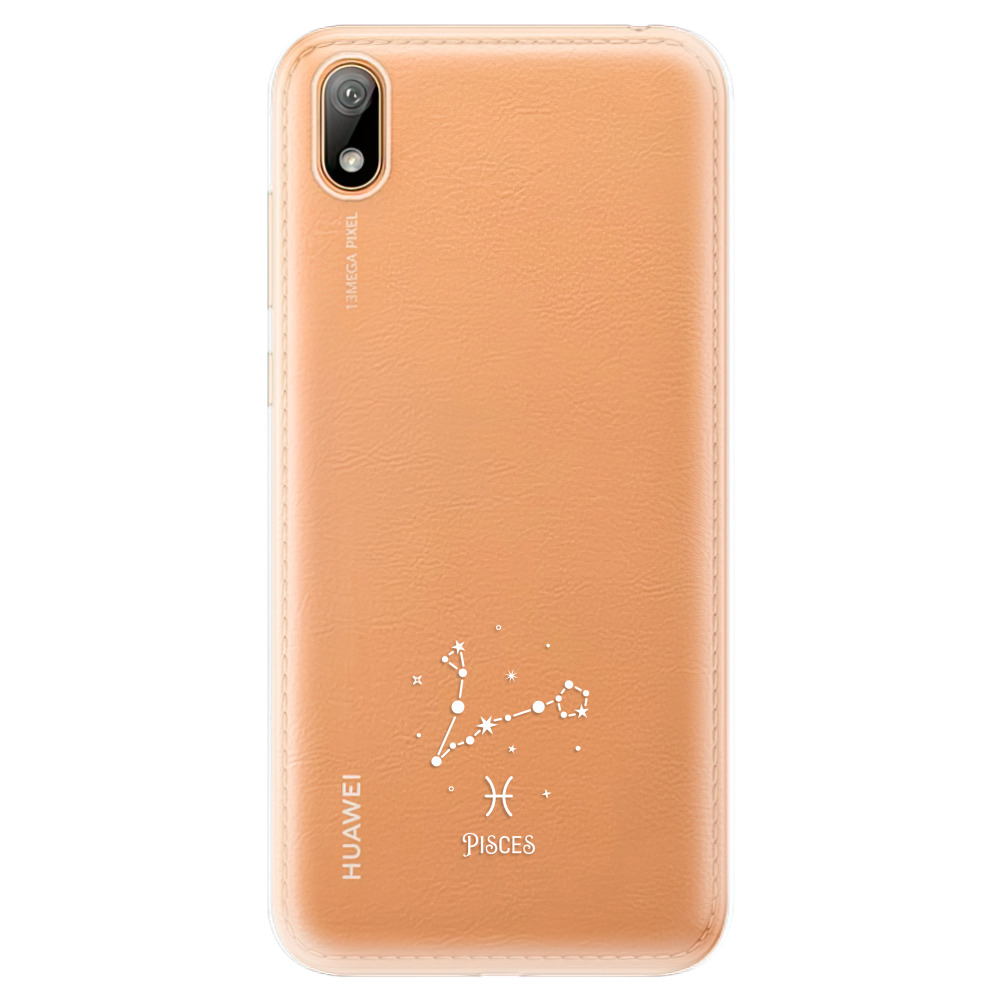 Odolné silikonové pouzdro iSaprio - čiré - Ryby - Huawei Y5 2019