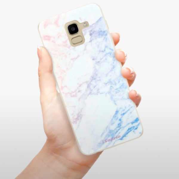 Odolné silikonové pouzdro iSaprio - Raibow Marble 10 - Samsung Galaxy J6