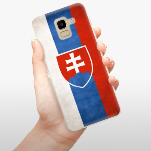 Odolné silikonové pouzdro iSaprio - Slovakia Flag - Samsung Galaxy J6