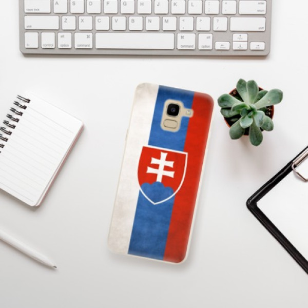 Odolné silikonové pouzdro iSaprio - Slovakia Flag - Samsung Galaxy J6