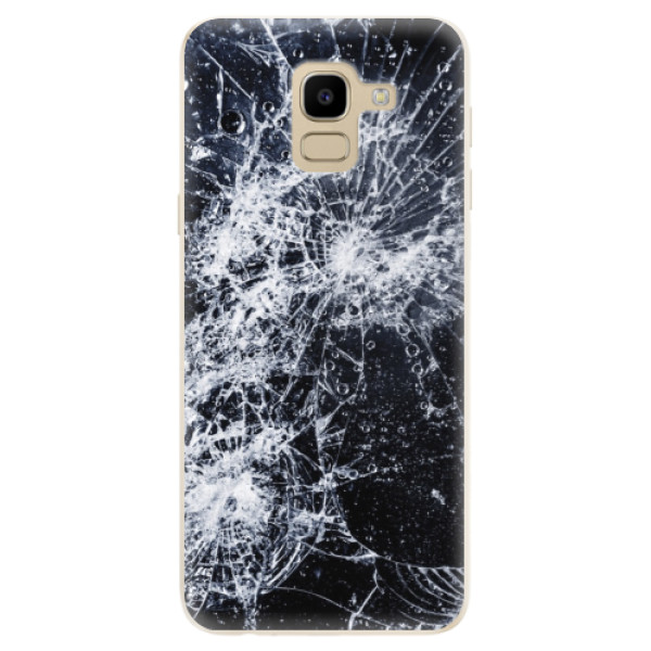 Odolné silikonové pouzdro iSaprio - Cracked - Samsung Galaxy J6