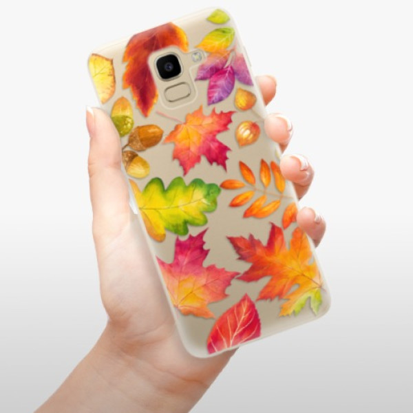 Odolné silikonové pouzdro iSaprio - Autumn Leaves 01 - Samsung Galaxy J6