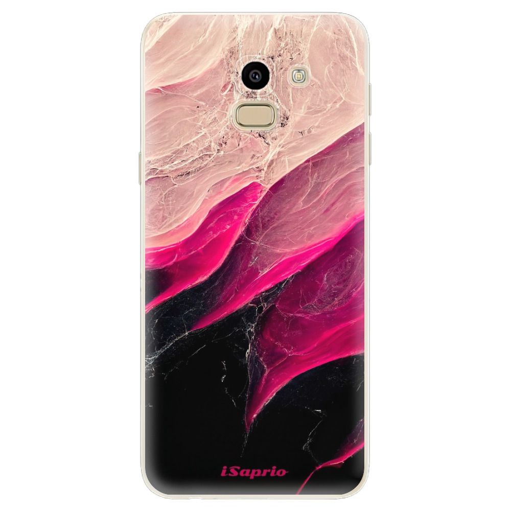 Odolné silikonové pouzdro iSaprio - Black and Pink - Samsung Galaxy J6