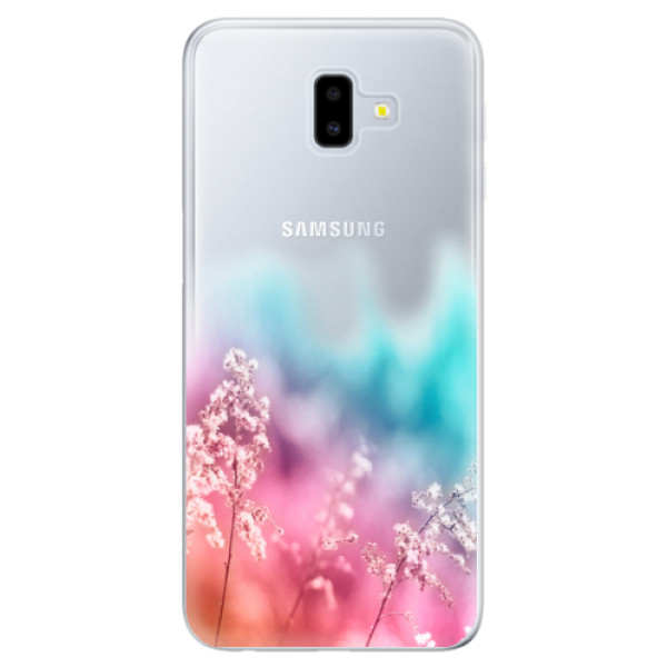 Odolné silikonové pouzdro iSaprio - Rainbow Grass - Samsung Galaxy J6+