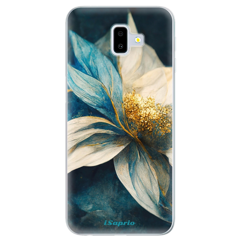 Odolné silikonové pouzdro iSaprio - Blue Petals - Samsung Galaxy J6+