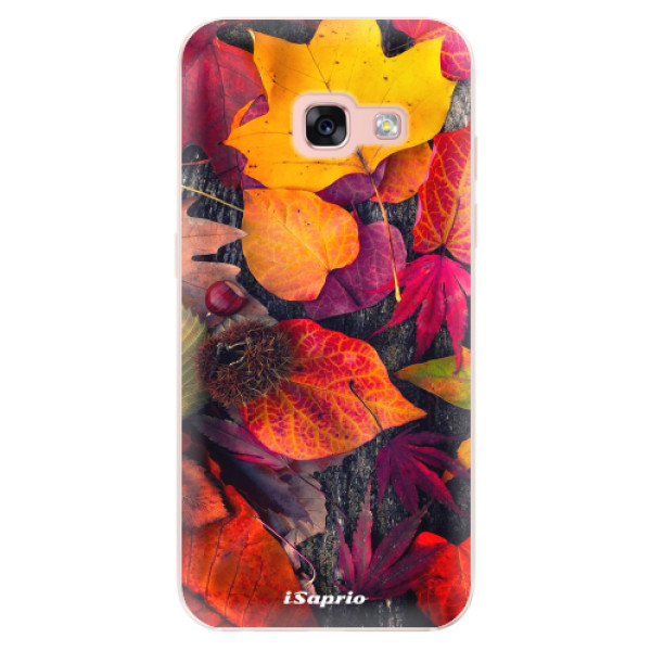 Odolné silikonové pouzdro iSaprio - Autumn Leaves 03 - Samsung Galaxy A3 2017