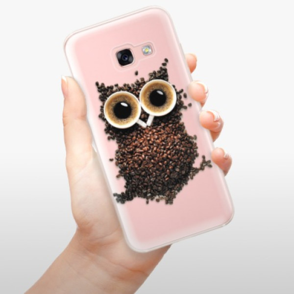 Odolné silikonové pouzdro iSaprio - Owl And Coffee - Samsung Galaxy A3 2017