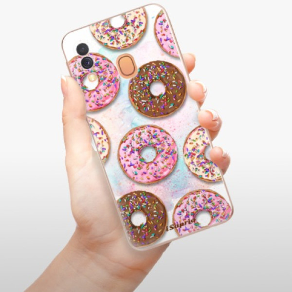 Odolné silikonové pouzdro iSaprio - Donuts 11 - Samsung Galaxy A40