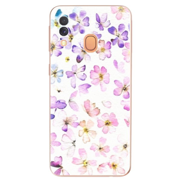 Silikonové odolné pouzdro iSaprio - Wildflowers na mobil Samsung Galaxy A40 (Silikonový kryt, obal, pouzdro iSaprio - Wildflowers na mobilní telefon Samsung Galaxy A40)