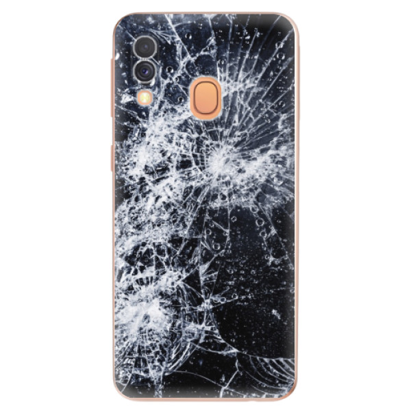 Odolné silikonové pouzdro iSaprio - Cracked - Samsung Galaxy A40