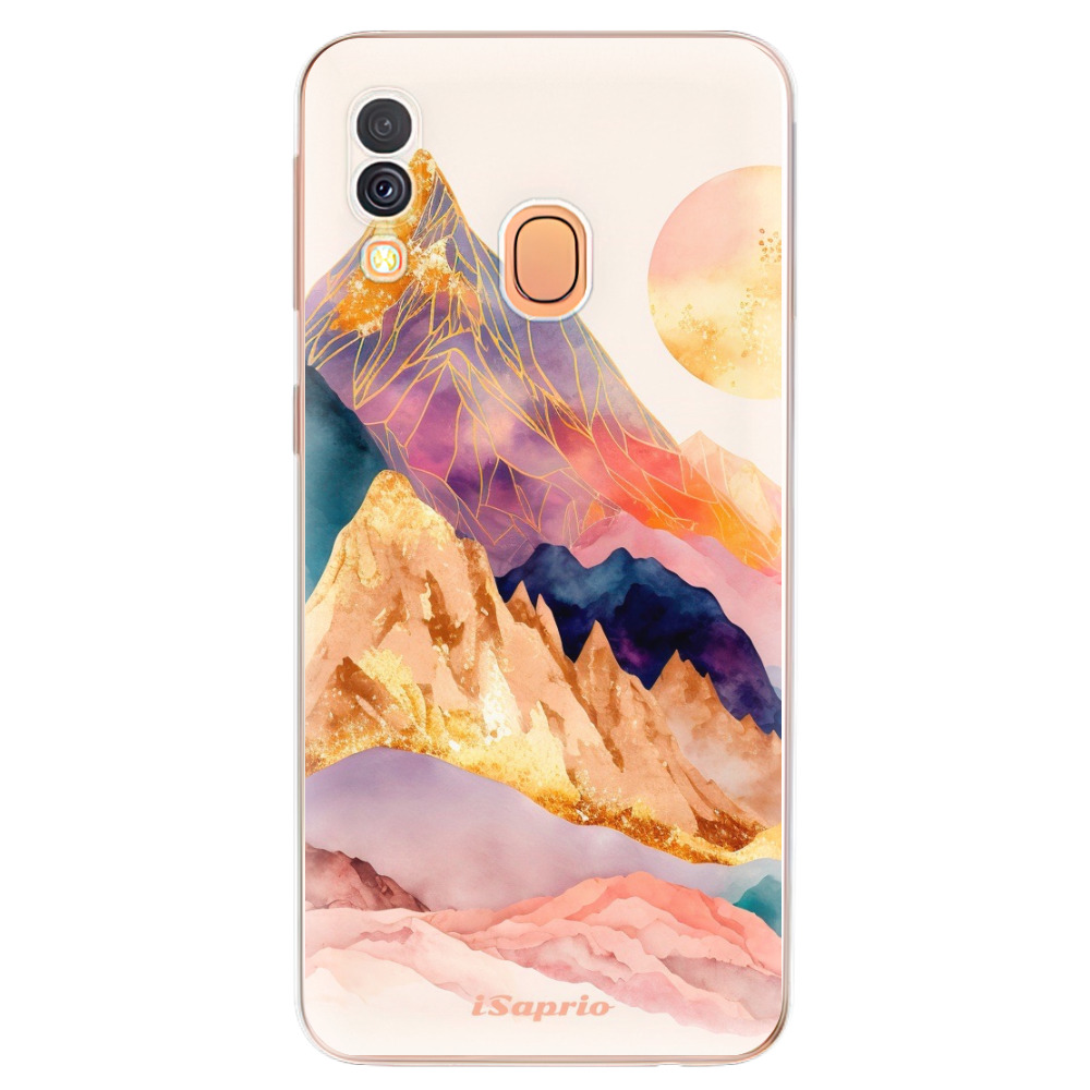 Odolné silikonové pouzdro iSaprio - Abstract Mountains - Samsung Galaxy A40