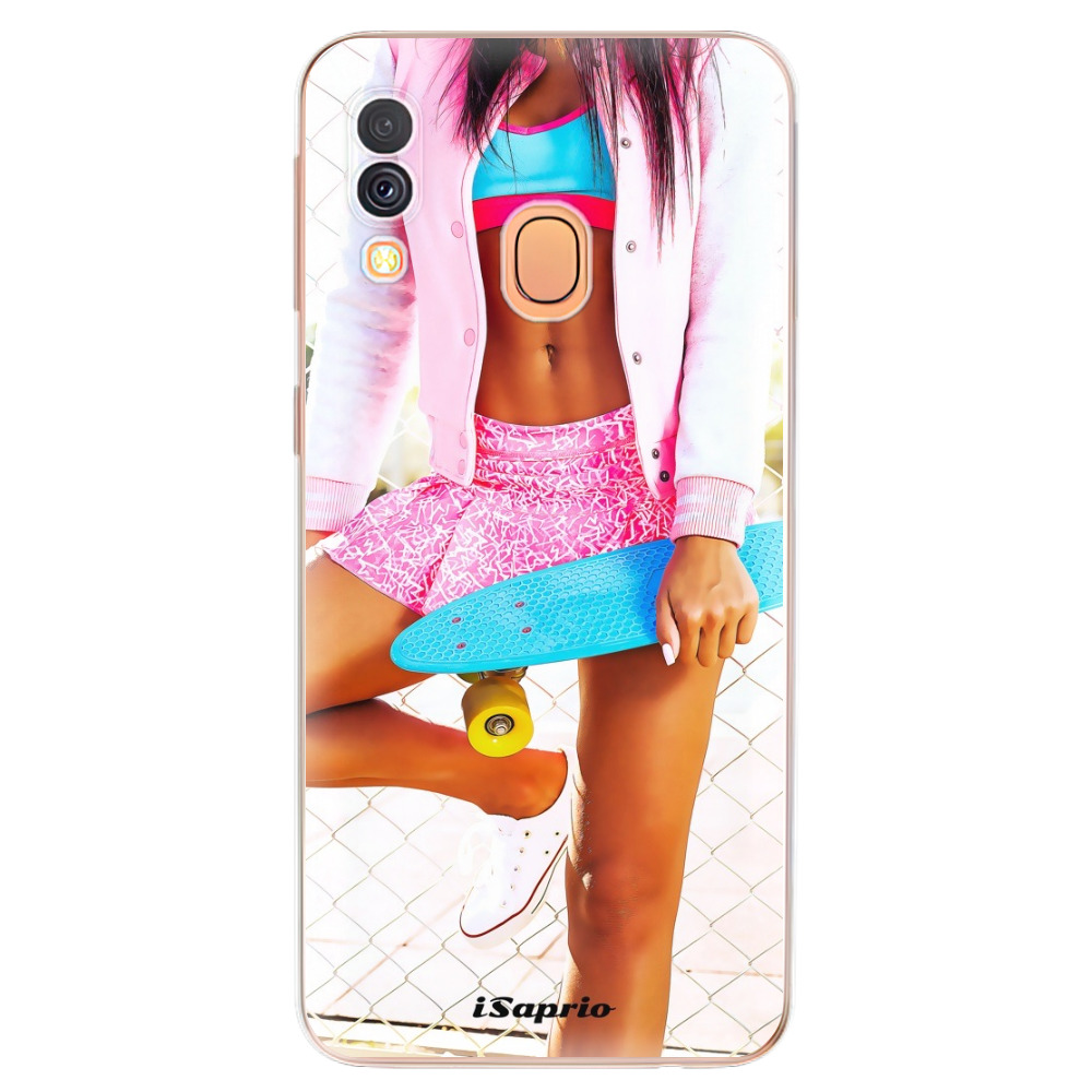 Odolné silikonové pouzdro iSaprio - Skate girl 01 - Samsung Galaxy A40