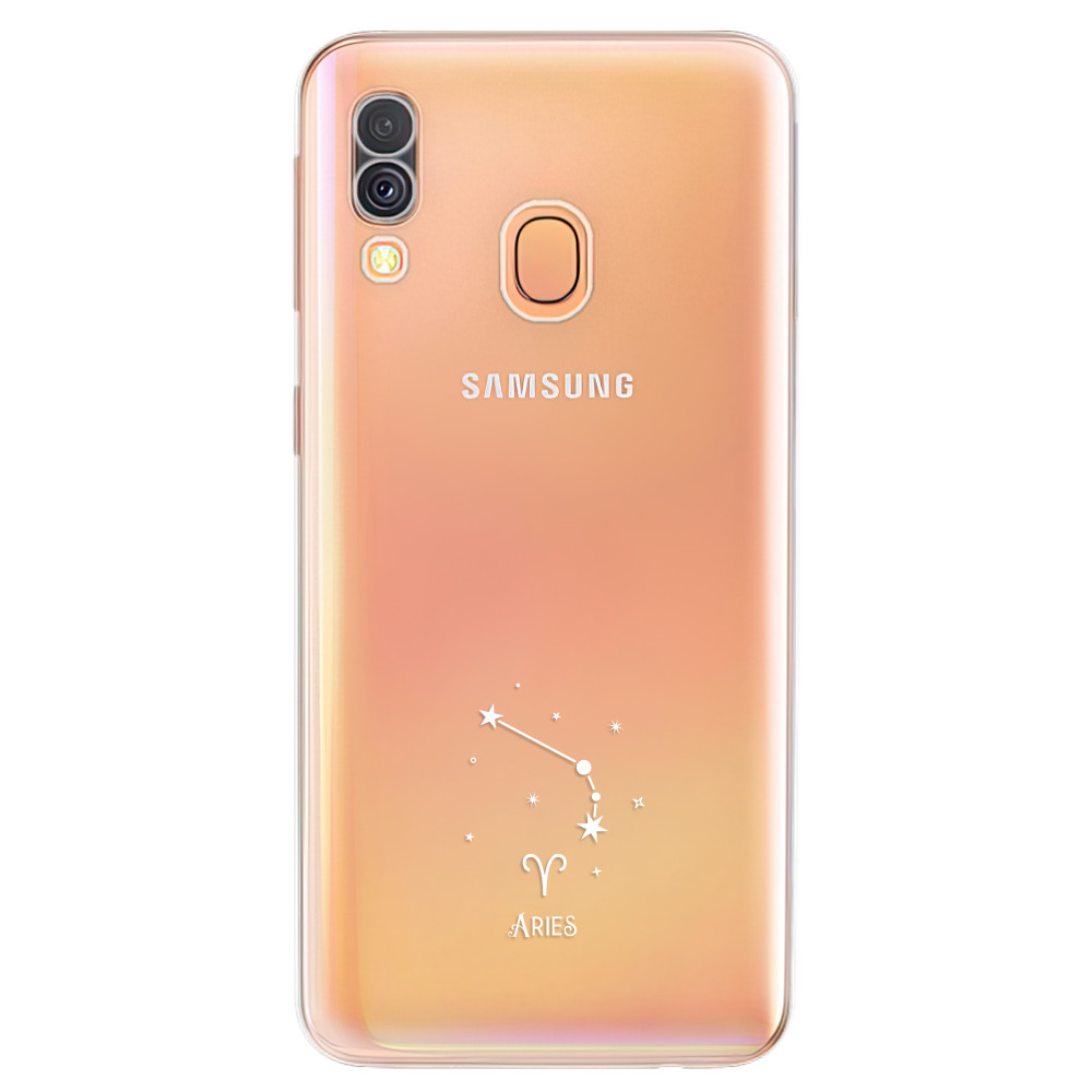 Odolné silikonové pouzdro iSaprio - čiré - Beran - Samsung Galaxy A40