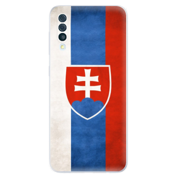 Odolné silikonové pouzdro iSaprio - Slovakia Flag - Samsung Galaxy A50