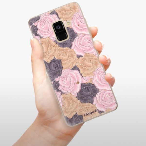 Odolné silikonové pouzdro iSaprio - Roses 03 - Samsung Galaxy A8 2018