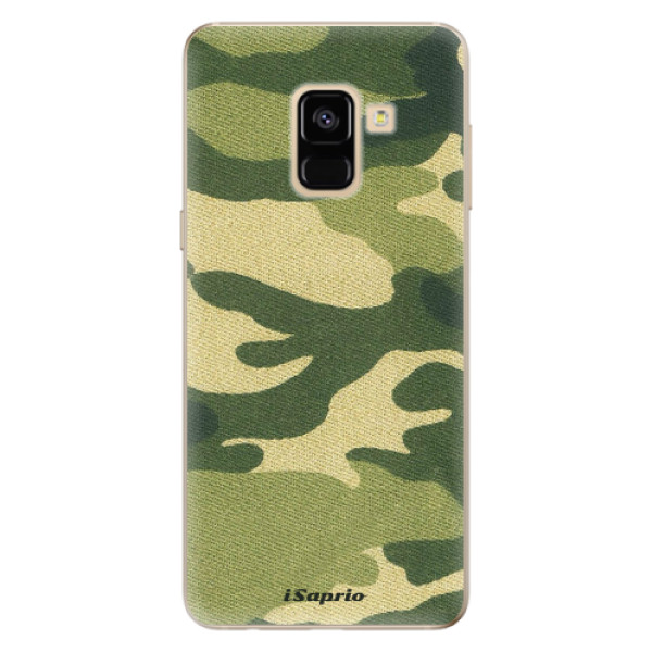 Odolné silikonové pouzdro iSaprio - Green Camuflage 01 - Samsung Galaxy A8 2018