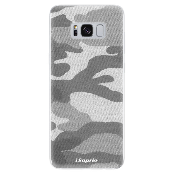 Odolné silikonové pouzdro iSaprio - Gray Camuflage 02 - Samsung Galaxy S8