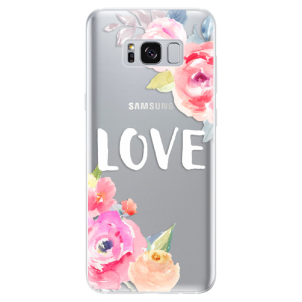 Odolné silikonové pouzdro iSaprio - Love - Samsung Galaxy S8