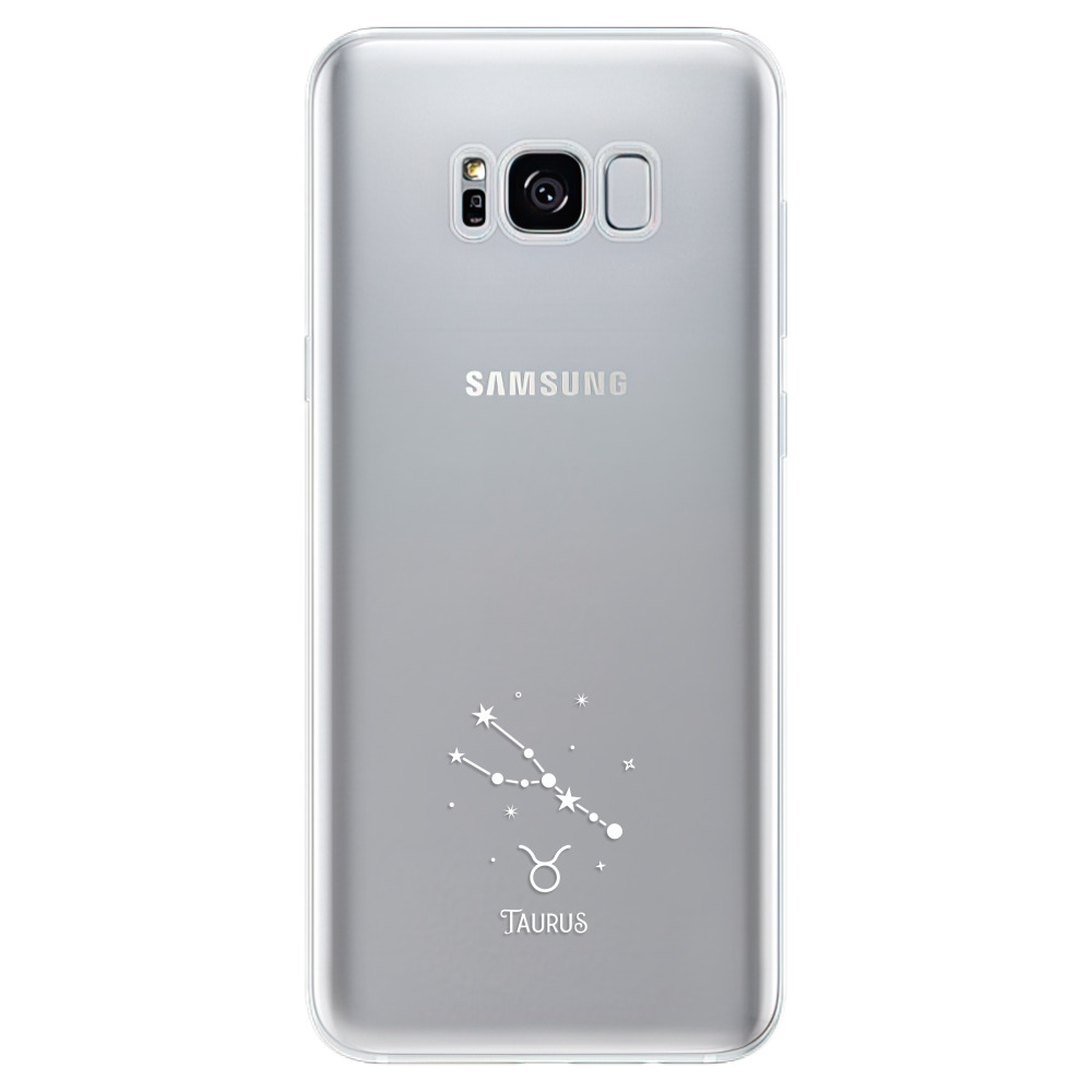 Odolné silikonové pouzdro iSaprio - čiré - Býk - Samsung Galaxy S8