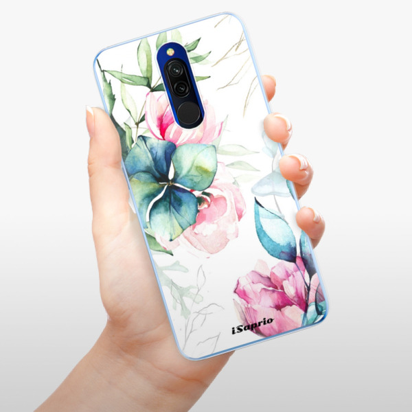 Odolné silikonové pouzdro iSaprio - Flower Art 01 - Xiaomi Redmi 8