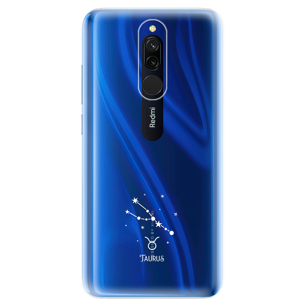 Odolné silikonové pouzdro iSaprio - čiré - Býk - Xiaomi Redmi 8