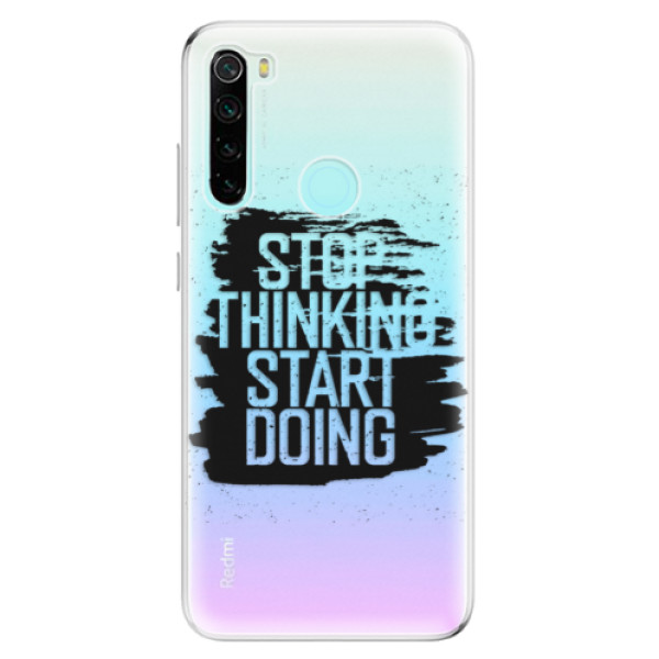 Odolné silikonové pouzdro iSaprio - Start Doing - black - Xiaomi Redmi Note 8