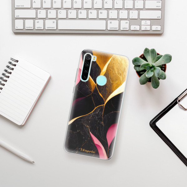 Odolné silikonové pouzdro iSaprio - Gold Pink Marble - Xiaomi Redmi Note 8