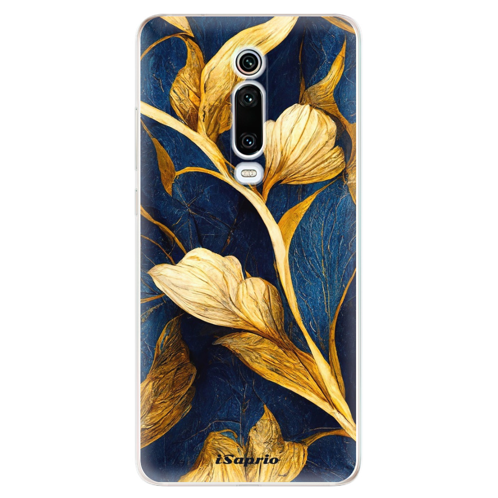 Odolné silikonové pouzdro iSaprio - Gold Leaves - Xiaomi Mi 9T Pro