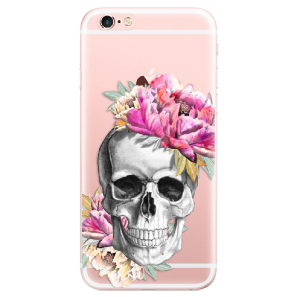 Odolné silikonové pouzdro iSaprio - Pretty Skull - iPhone 6 Plus/6S Plus