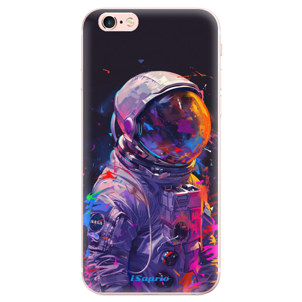 Odolné silikonové pouzdro iSaprio - Neon Astronaut - iPhone 6 Plus/6S Plus