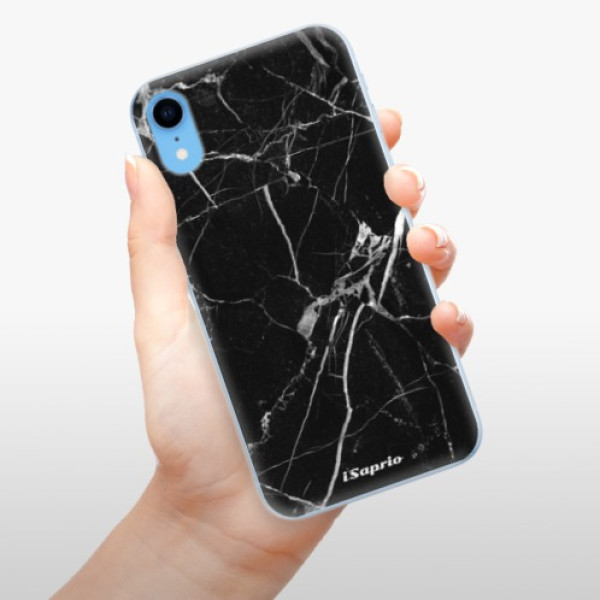 Odolné silikonové pouzdro iSaprio - Black Marble 18 - iPhone XR