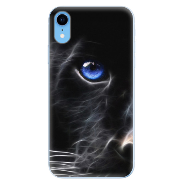 Odolné silikonové pouzdro iSaprio - Black Puma - iPhone XR