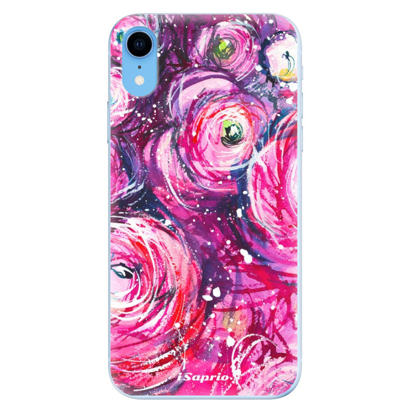 Odolné silikonové pouzdro iSaprio - Pink Bouquet - iPhone XR