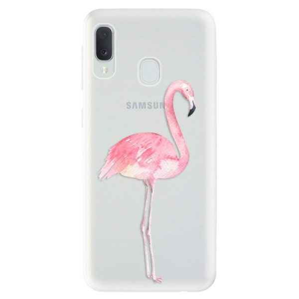 Odolné silikonové pouzdro iSaprio - Flamingo 01 - Samsung Galaxy A20e
