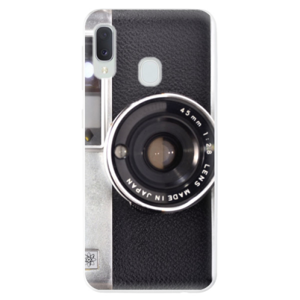 Odolné silikonové pouzdro iSaprio - Vintage Camera 01 - Samsung Galaxy A20e