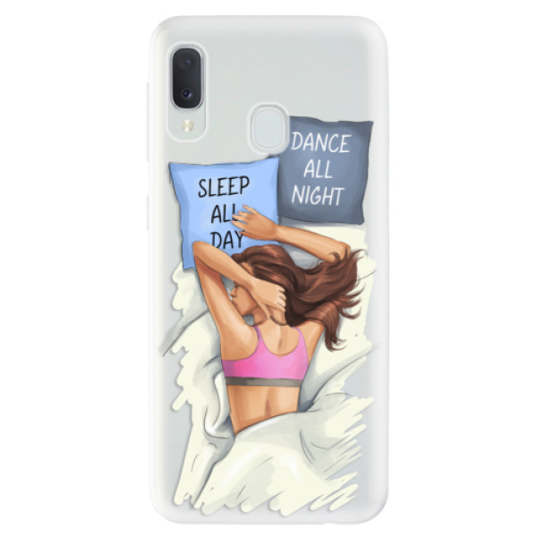 Odolné silikonové pouzdro iSaprio - Dance and Sleep - Samsung Galaxy A20e