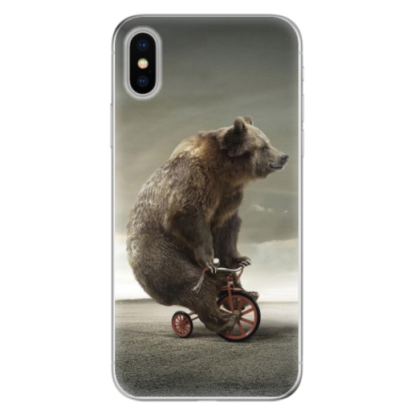 Odolné silikonové pouzdro iSaprio - Bear 01 - iPhone X