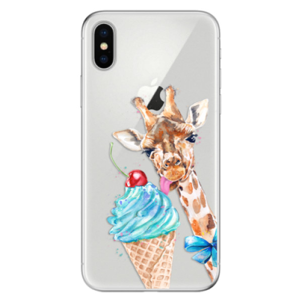 Odolné silikonové pouzdro iSaprio - Love Ice-Cream - iPhone X